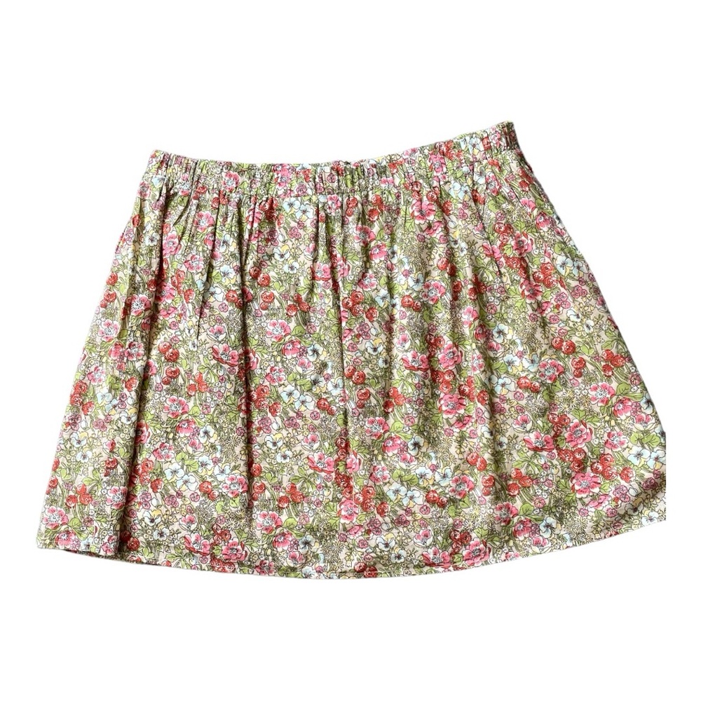 #151, Cremieux lined floral mini skirt, size 12 - Picture 2 of 3